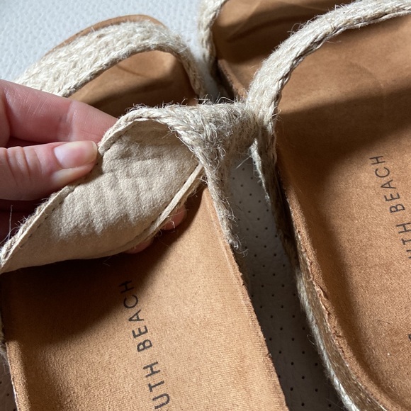 SOUTH BEACH Platform Rope Sandals/Sliders Women's US 7.5 - Picture 7 of 8